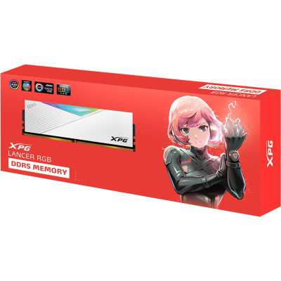 ADATA XPG Lancer RGB White, DDR5-7200, CL34, DIMM - 16 GB (1x16GB)