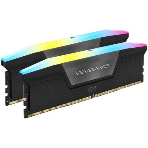 Corsair Vengeance RGB Black, DDR5-6000, CL36, DIMM - 32 GB (2x16GB)