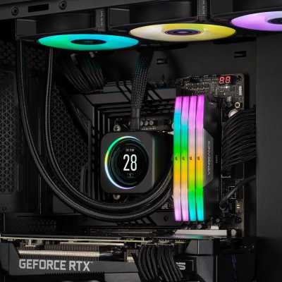 Corsair Vengeance RGB Black, DDR5-7200, CL34, DIMM - 32 GB (2x16GB)