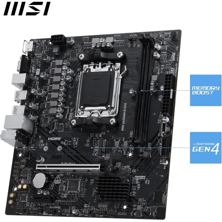 MSI Pro A620AM-B EVO, AM5