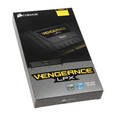 Corsair Vengeance LPX Black, DDR4-3200, CL16, DIMM - 32 GB (2x16GB)