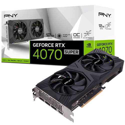 PNY GeForce RTX 4070 Super Verto Dual Fan O12G GDDR6X