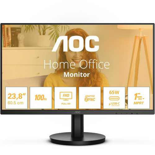 AOC B3 24B3CA2, 60,5 cm (23.8"), 100Hz, FHD, IPS - USB-C, HDMI