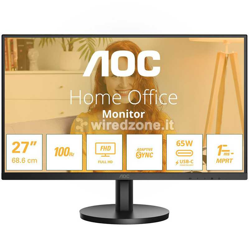 AOC B3 24B3HMA2, 60,5 cm (23.8"), 100Hz, FHD, VA - VGA, HDMI
