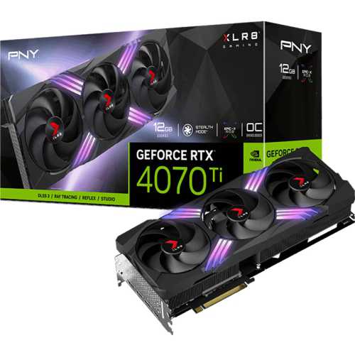 PNY GeForce RTX 4070 Ti SUPER XLR8 Gaming VERTO EPIC-X RGB O16GB GDDR6X