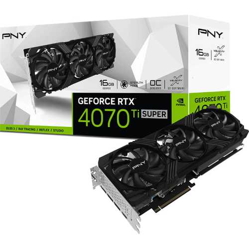 PNY GeForce RTX 4070 Ti Super VERTO Triple Fan O16G GDDR6X