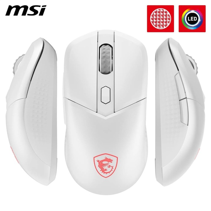 MSI Versa 300 Wireless, Mouse Gaming, White