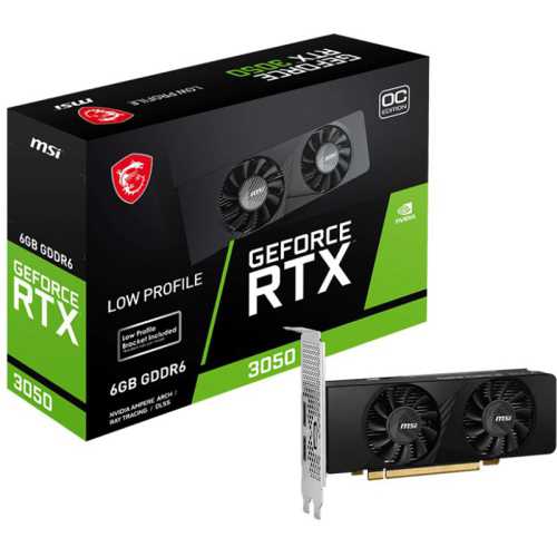 MSI GeForce RTX 3050 LP O6G GDDR6