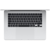 Apple MacBook Air 15 Silver, M3 Chip, 38,9 cm (15.3"), WQXGA+, Apple GPU Graphics, 8GB RAM, 256GB SSD, macOS