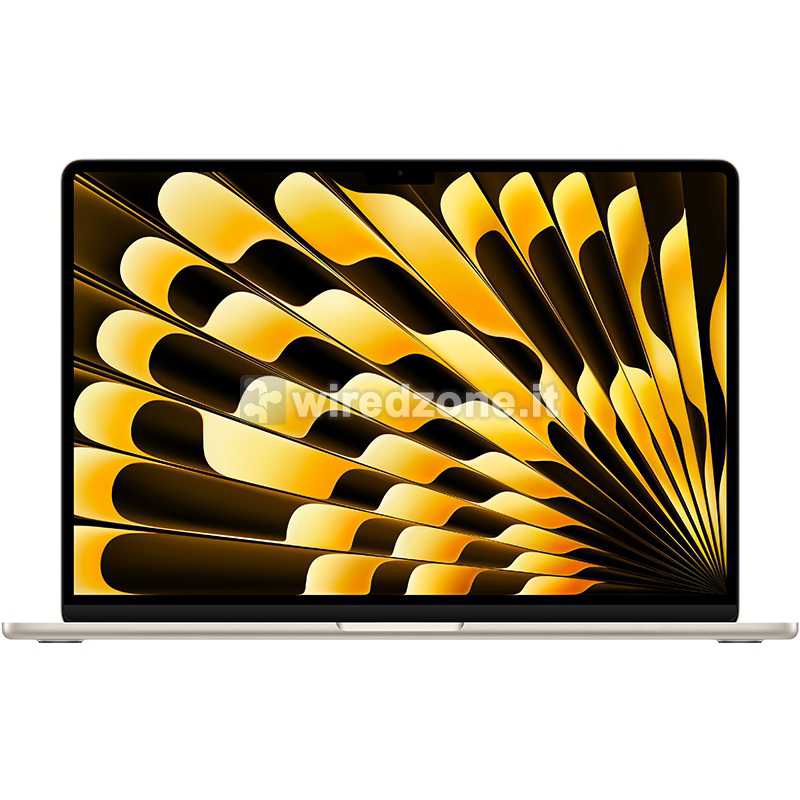 Apple MacBook Air 15 Starlight, M3 Chip, 38,9 cm (15.3"), WQXGA+, Apple GPU Graphics, 8GB RAM, 256GB SSD, macOS