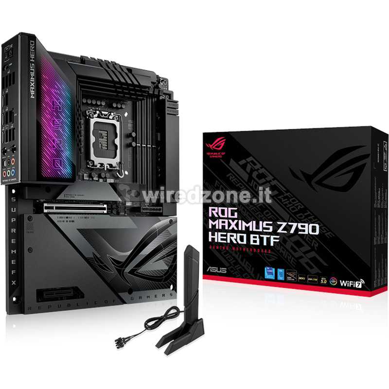 ASUS ROG Maximus Z790 Hero BTF DDR5, Intel Z790 Mainboard LGA1700