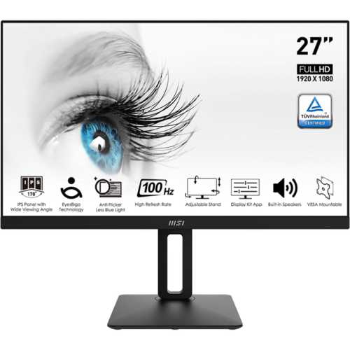 MSI Pro MP271AP, 68,6 cm (27"), 100Hz, FHD, IPS - VGA, DP, HDMI