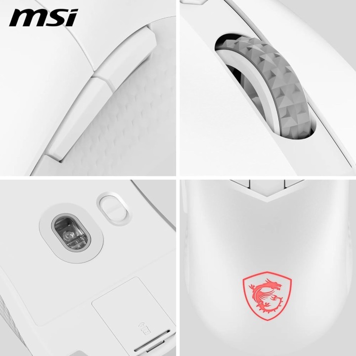 MSI Versa 300 Wireless, Mouse Gaming, White