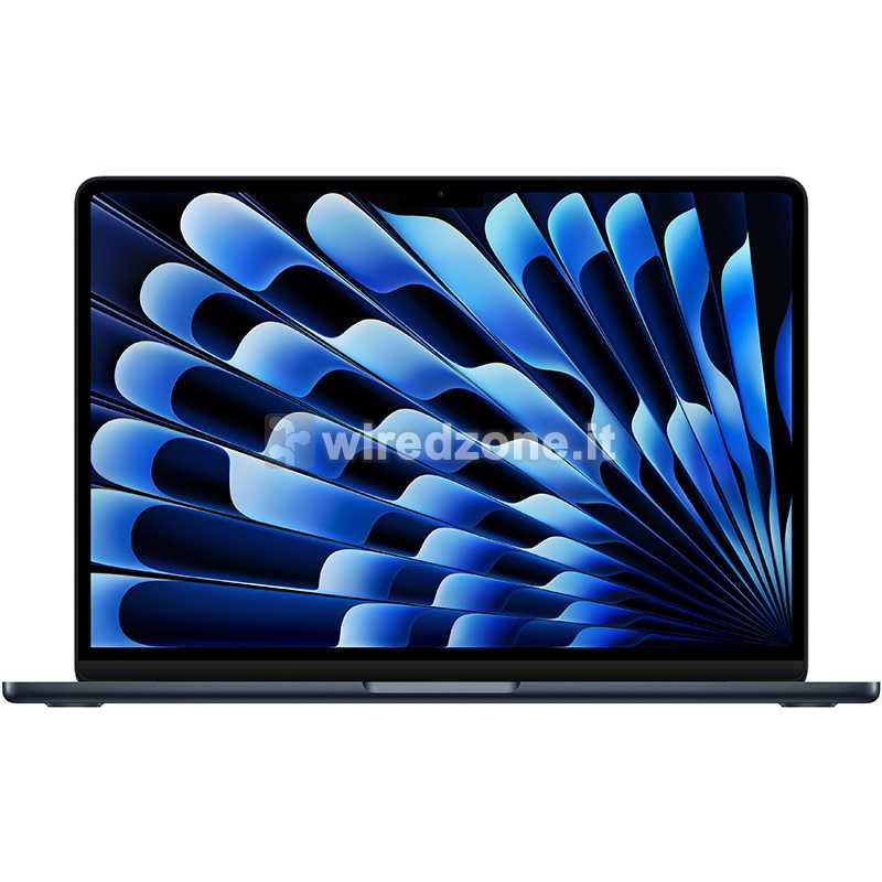 Apple MacBook Air 13 Midnight, M3 Chip, 34,5 cm (13.6"), WQXGA, Apple GPU Graphics, 16GB RAM, 512GB SSD, macOS