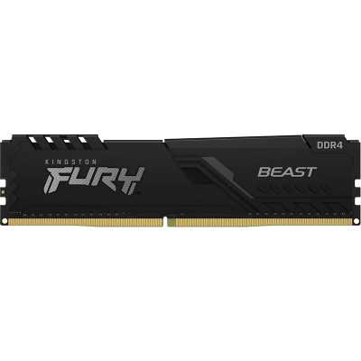 Kingston FURY Beast Black, DDR4-3200, CL16, DIMM - 16 GB (1x16GB)