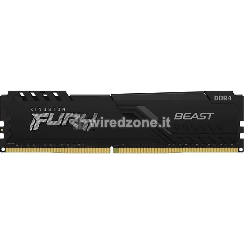 Kingston FURY Beast Black, DDR4-3200, CL16, DIMM - 16 GB (1x16GB)