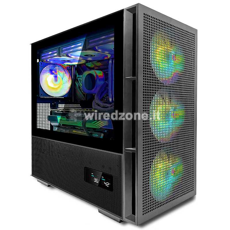 LoreenX3D70Ti Gaming PC, R7-7800X3D, RTX 4070 Ti Super 16GB, 32GB DDR5, 2TB SSD, W11 Pro