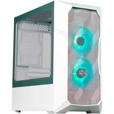 Cooler Master MasterBox TD300 Mesh Mini-Tower, Side-Glass - White