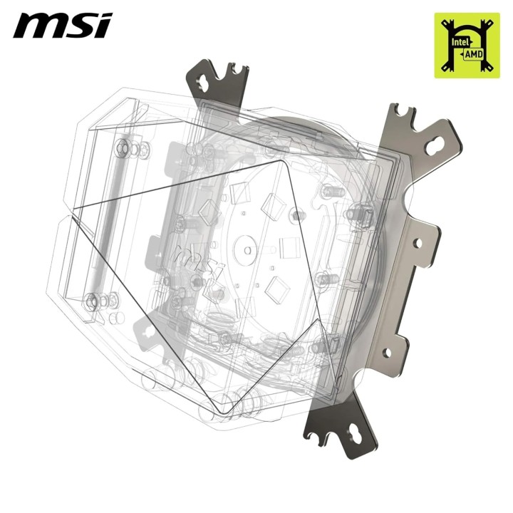 MSI MAG CoreLiquid I240 Black, CPU Liquid Cooling, AIO
