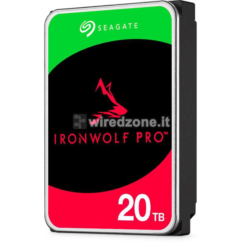 Seagate IronWolf Pro NAS HDD, SATA 6G, 7200 RPM, 3.5-inch - 20 TB