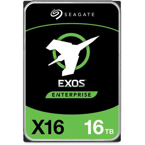 Seagate Exos X16 NAS HDD, SATA 6G, 7200 RPM, 3.2-inch - 16 TB