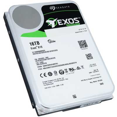 Seagate Exos X16 NAS HDD, SATA 6G, 7200 RPM, 3.2-inch - 16 TB