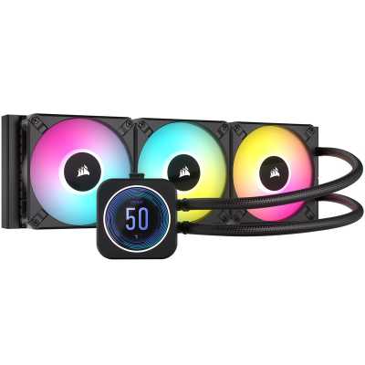 Corsair iCUE H150i ELITE LCD XT AIO Black - 360mm