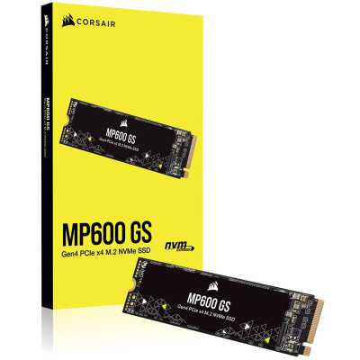 Corsair MP600 GS SSD, PCIe Gen4x4, NVMe, M.2 2280 - 500 GB