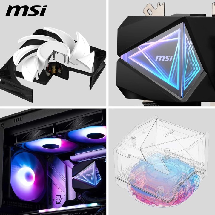 MSI MAG CoreLiquid I240 Black, CPU Liquid Cooling, AIO