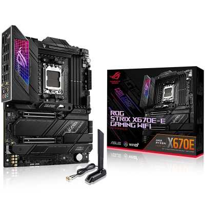ASUS ROG Strix X670E-E Gaming WiFi, AMD X670 Mainboard AM5
