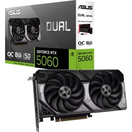 ASUS GeForce RTX 5060, DUAL OC, 8G GDDR7