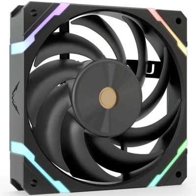 Valkyrie X12F, ARGB, Black Fan - 120mm