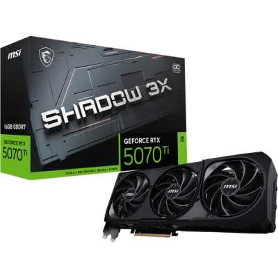 MSI GeForce RTX 5070 Ti Shadow 3X OC 16GB GDDR7