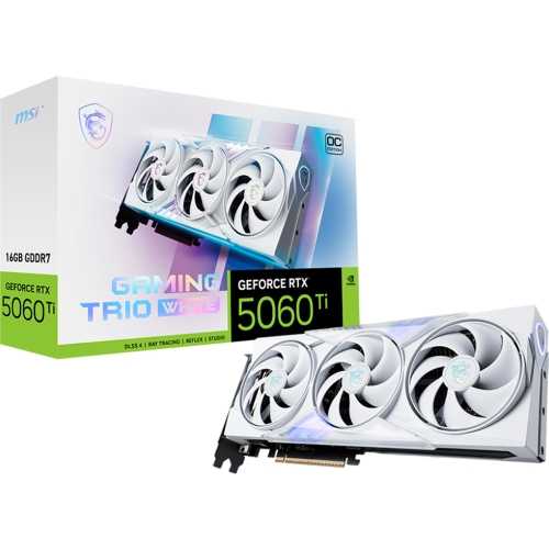 MSI GeForce RTX 5060 Ti Gaming Trio White OC 16GB GDDR7