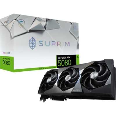 MSI GeForce RTX 5080 Suprim SOC 16GB GDDR7