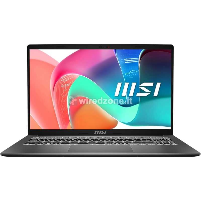 MSI Modern 15 (F13M), i5-1335U, 15.6", Iris Xe Graphics, 16GB DDR4, 512GB, FreeDOS