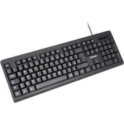VulTech KEY-609 USB Keyboard, Italian QWERTY Layout - Black