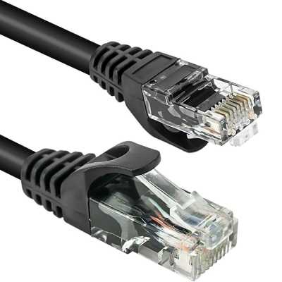 VulTech Ethernet Cable Cat6, U/UTP (UTP), Black - 10m