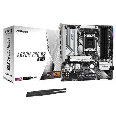 ASRock A620M Pro RS WiFi, AMD Mainboard, AM5