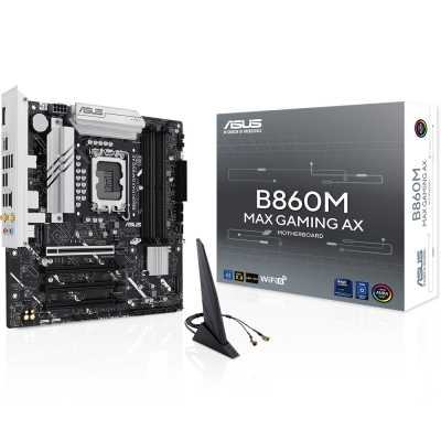 ASUS B860M Max Gaming AX, Intel Mainboard, LGA 1851