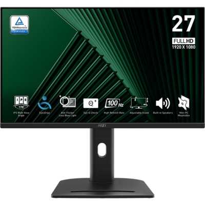 MSI PRO MP275PG, 27", 100Hz, FHD, IPS, Pivot - VGA, HDMI