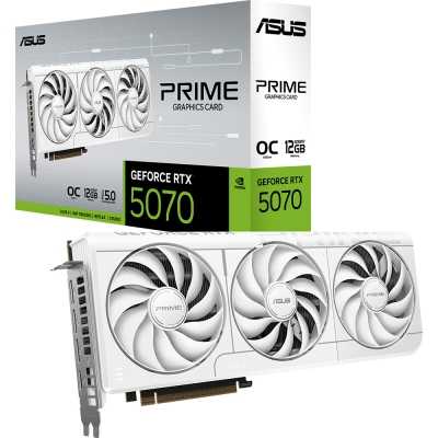 ASUS PRIME GeForce RTX 5070 White OC 12GB GDDR7