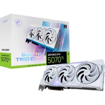 MSI GeForce RTX 5070 Ti, Gaming Trio OC, White, 16GB GDDR7
