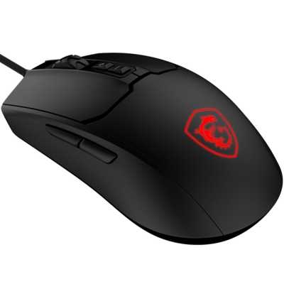 MSI Forge GM100, Gaming Mouse, USB, Optical - Black