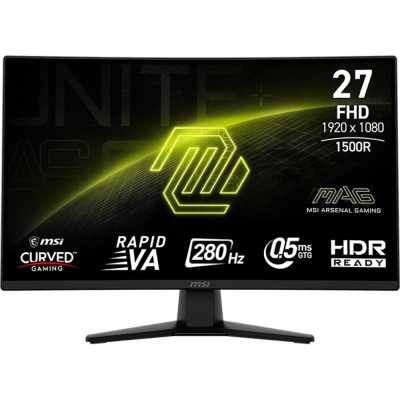 MSI MAG 274CXF, Curved, 27", FHD, 280Hz, VA - DP, HDMI