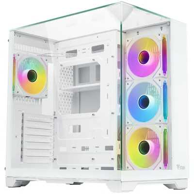 itek Dark Cave Pano, Mid-Tower, Side-Glass - White