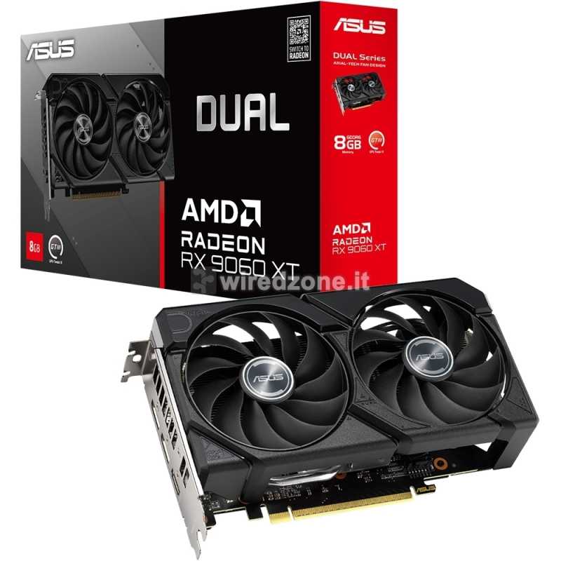 ASUS Dual Radeon RX 9060 XT 8GB GDDR6