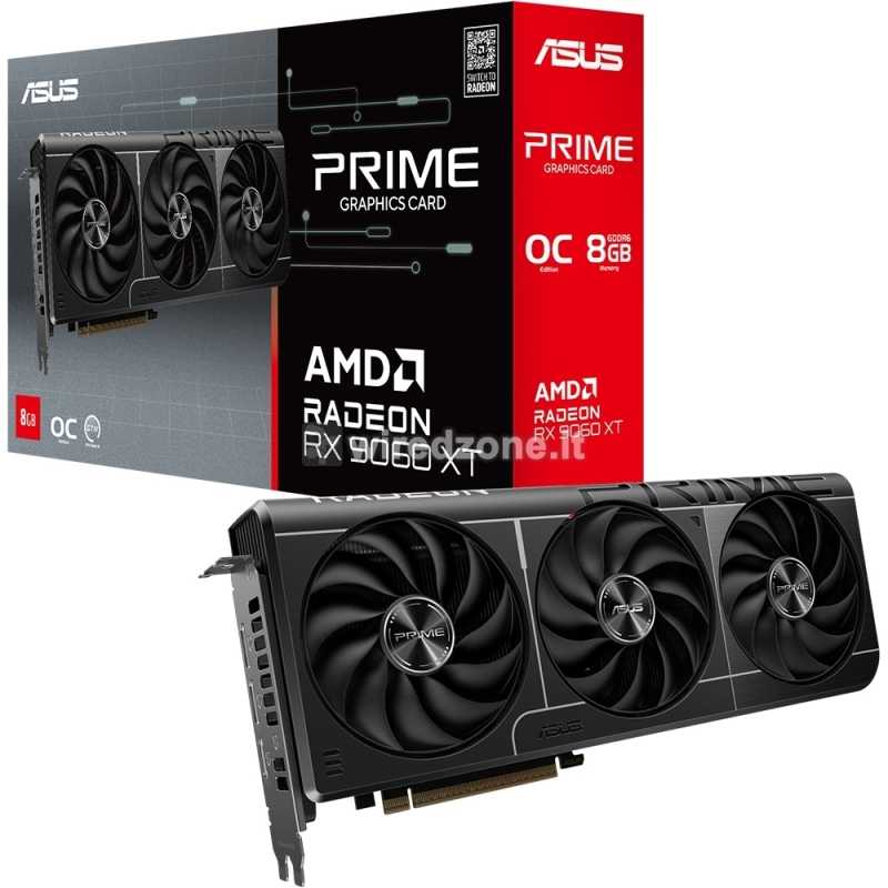 ASUS Prime Radeon RX 9060 XT OC 8GB GDDR6