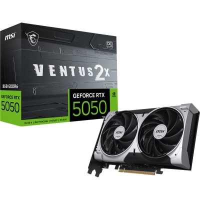 MSI GeForce RTX 5050, Ventus 2X OC, 8GB GDDR6