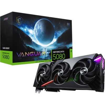 MSI GeForce RTX 5080, Vanguard SOC, 16GB GDDR7
